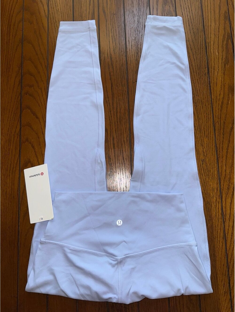 Lululemon Align High Rise 28” Pastel Blue Double Lined Size 8 NWT